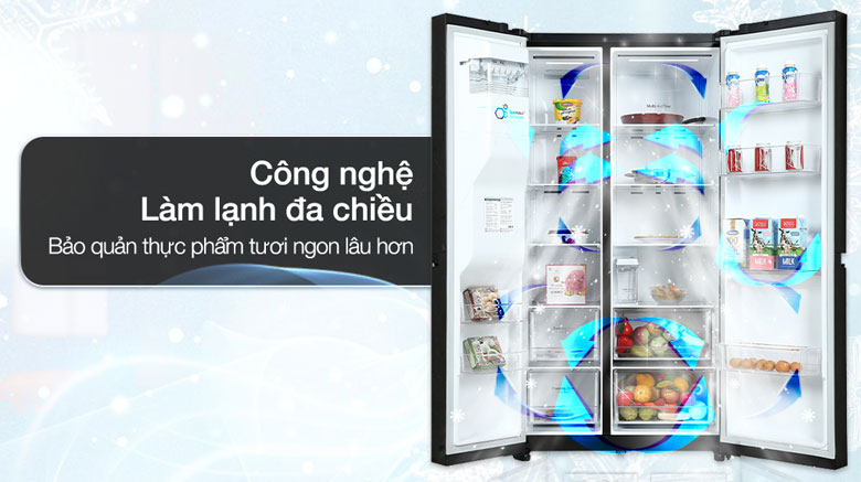Tủ lạnh LG side by side - Công nghệ làm lạnh 