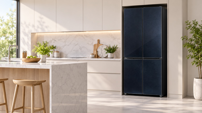Tủ lạnh Panasonic NR-XZ550HGKV thiết kế Multi Door 4 cánh mặt kính
