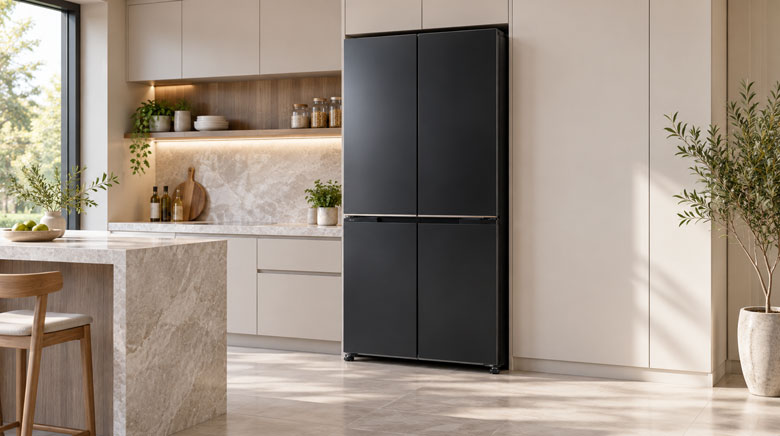 Tủ lạnh Panasonic NR-XZ590HGKV thiết kế Multi Door 4 cánh mặt kính