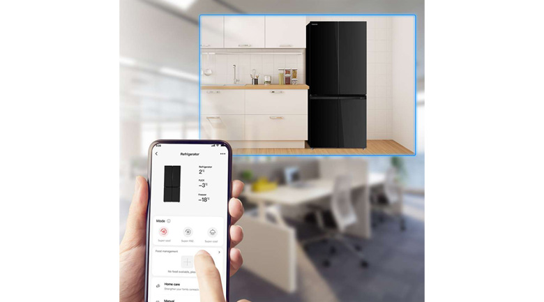 Tủ lạnh Toshiba ngăn đông dưới - Điều khiển từ xa
