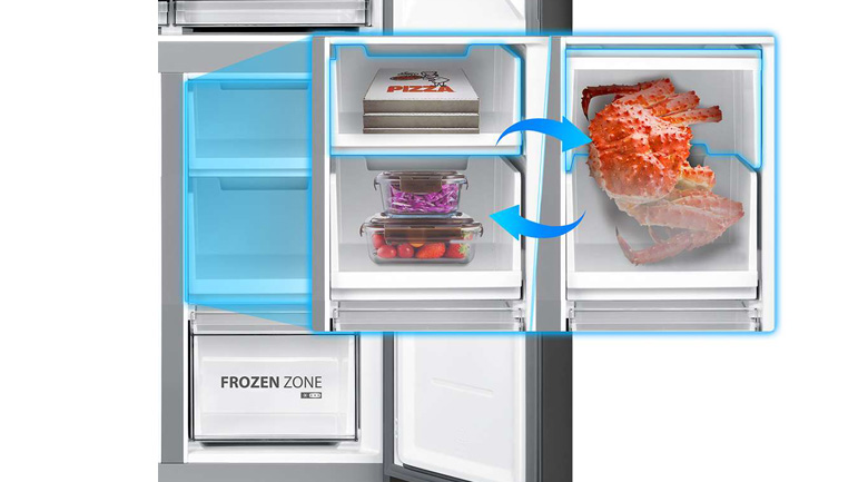 Tủ lạnh Toshiba 4 cánh - Ngăn kéo linh hoạt