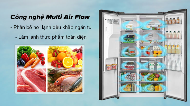 Tủ lạnh Toshiba 568 lít - Công nghệ làm lạnh + Công nghệ bảo quản thực phẩm