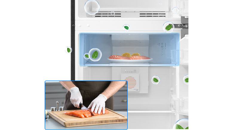 Tủ lạnh Toshiba GR-RT236WE PMV(68) - Nấu Ngay Không Đợi Chờ! Ngăn Đông Mềm Cooling Zone -1°C