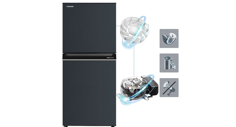 Toshiba GR-RT303WE-PMV(52) - Vận hành êm ái - làm lạnh cực nhanh