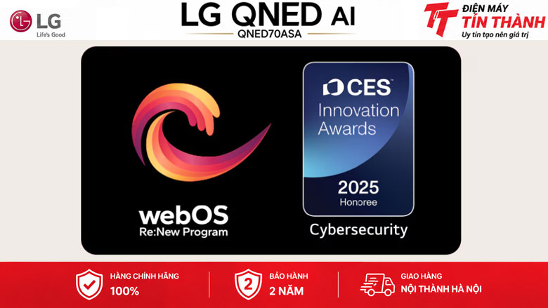 Smart Tivi QNED LG AI 4K 65 inch 65QNED70ASA - Hệ điều hành webOS 25