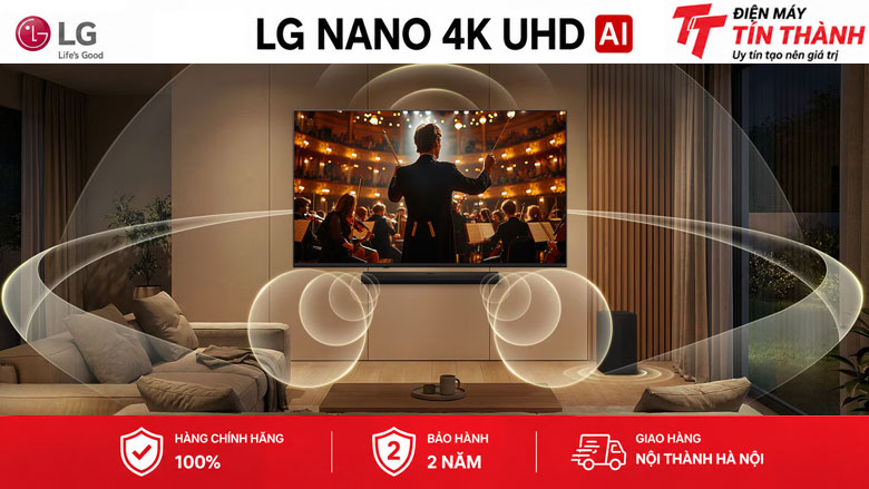 Smart Tivi LG AI 4K 85 inch 85NU805BPSB - WOW Orchestra