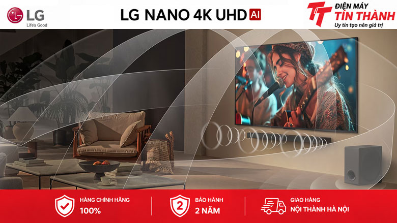 Smart Tivi LG AI 4K 85 inch 85NU855BPSA - WOW Orchestra