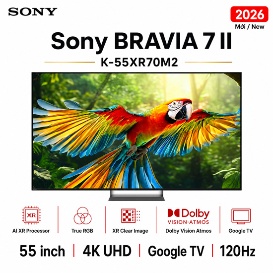 Google Tivi True RGB Sony BRAVIA 7 II K-55XR70M2 55 inch