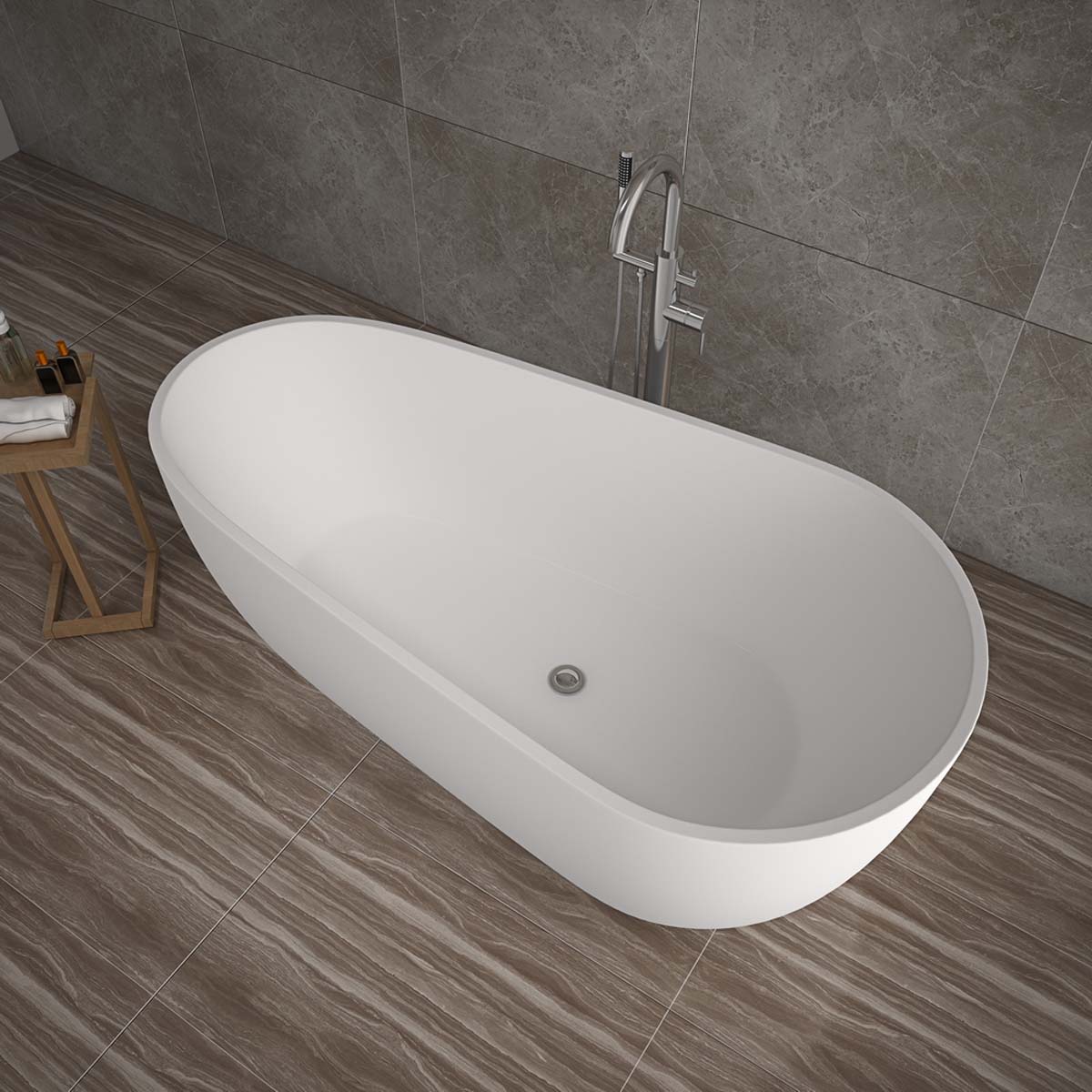 Bồn tắm đặt sàn 1.7m