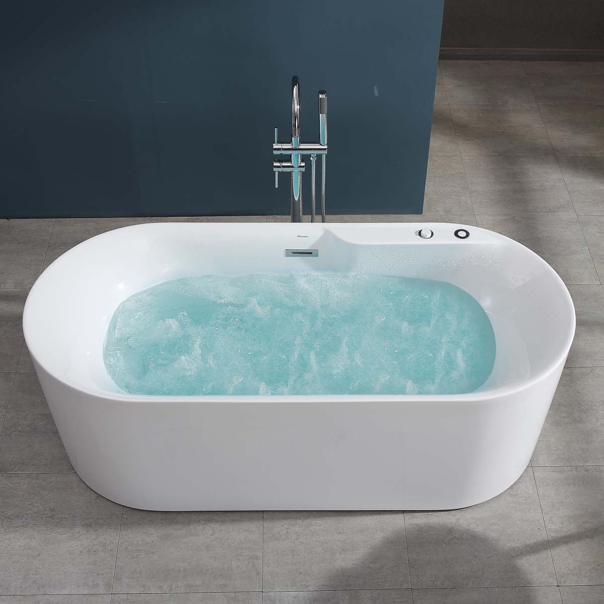 Bồn tắm đặt sàn massage 1.7m