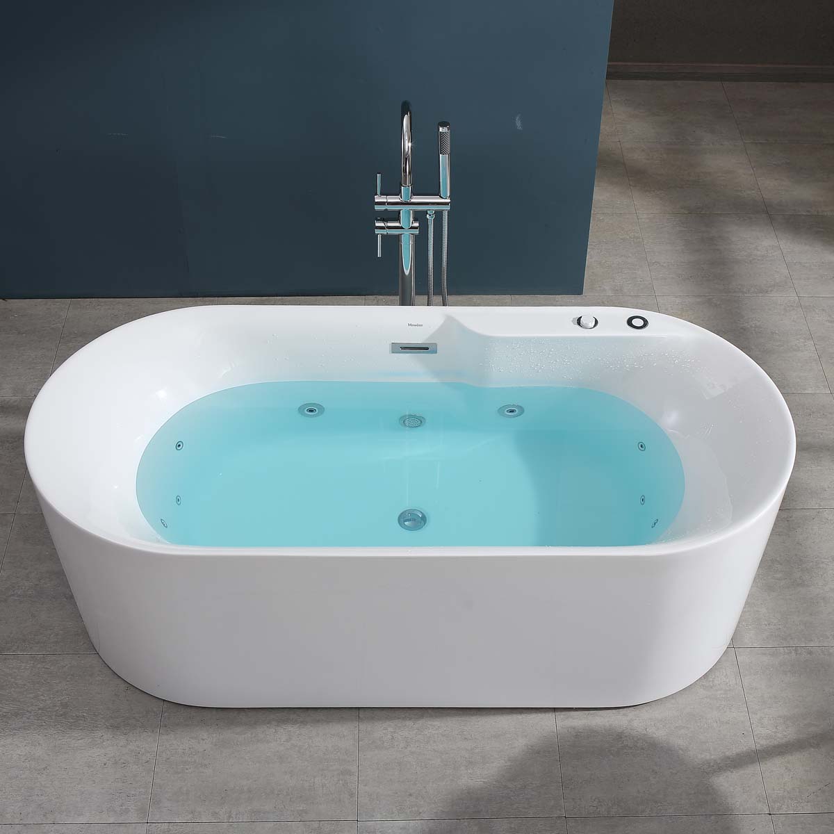 Bồn tắm đặt sàn massage 1.7m