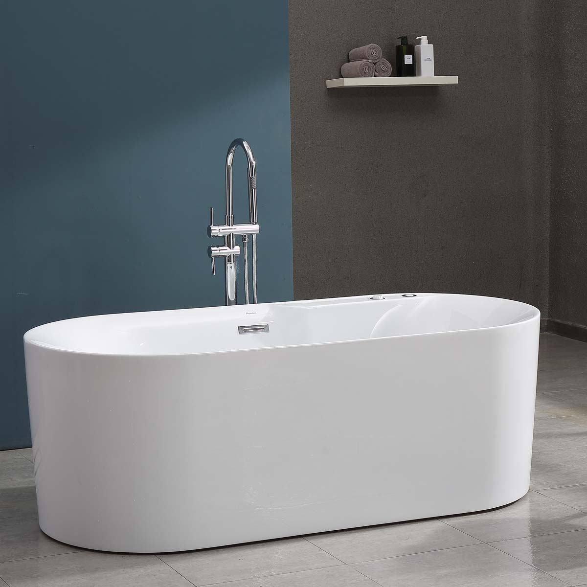 Bồn tắm đặt sàn massage 1.7m