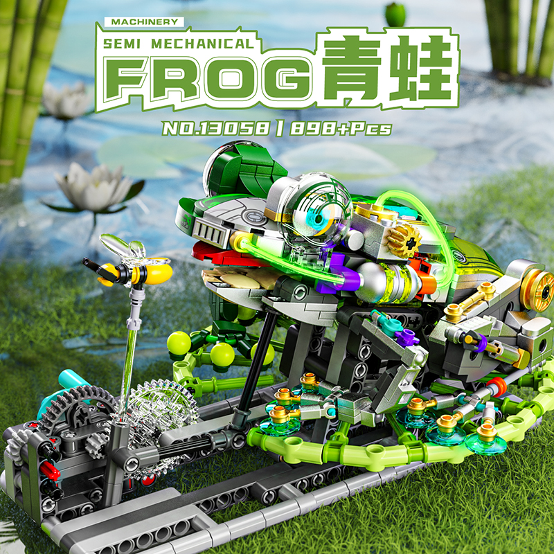 Đồ chơi lắp ráp LEGO mô hình cơ khí ếch bán tự động – Frog 898PCS