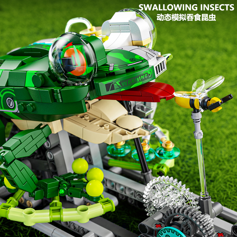 Đồ chơi lắp ráp LEGO mô hình cơ khí ếch bán tự động – Frog 898PCS