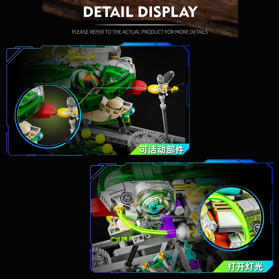 Đồ chơi lắp ráp LEGO mô hình cơ khí ếch bán tự động – Frog 898PCS