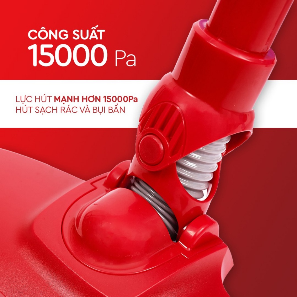 Máy Hút Bụi Cầm Tay 3S Thế Hệ Mới Lazychef - 3 Chi Tiết - Tháo Lắp 3 Giây