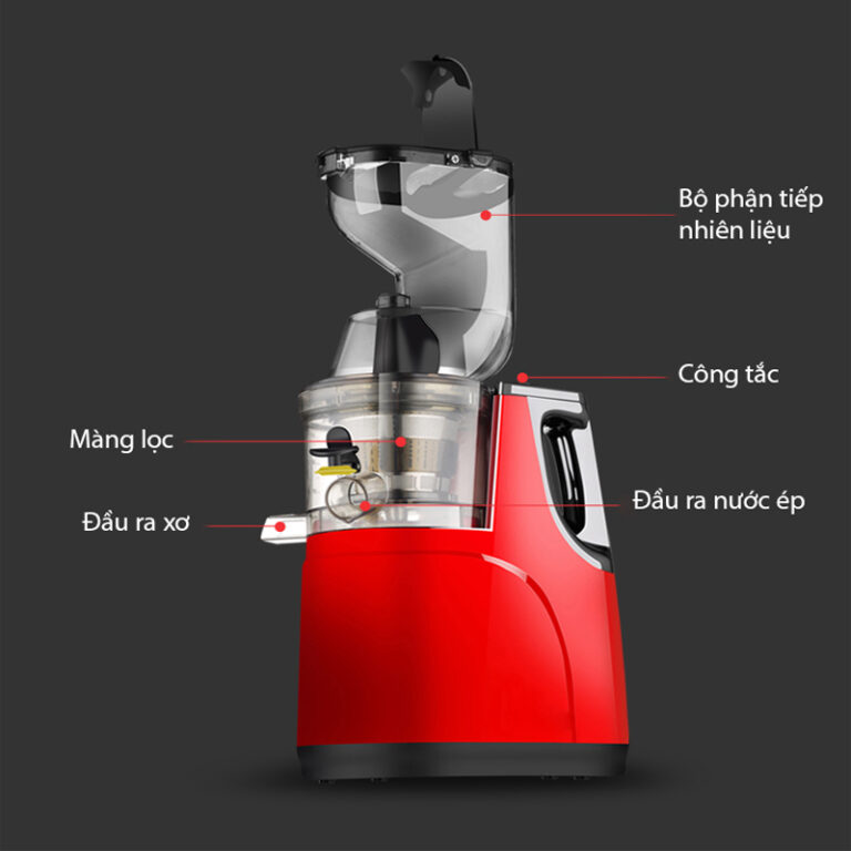 Máy ép chậm nguyên quả Nineshield KB-F8B