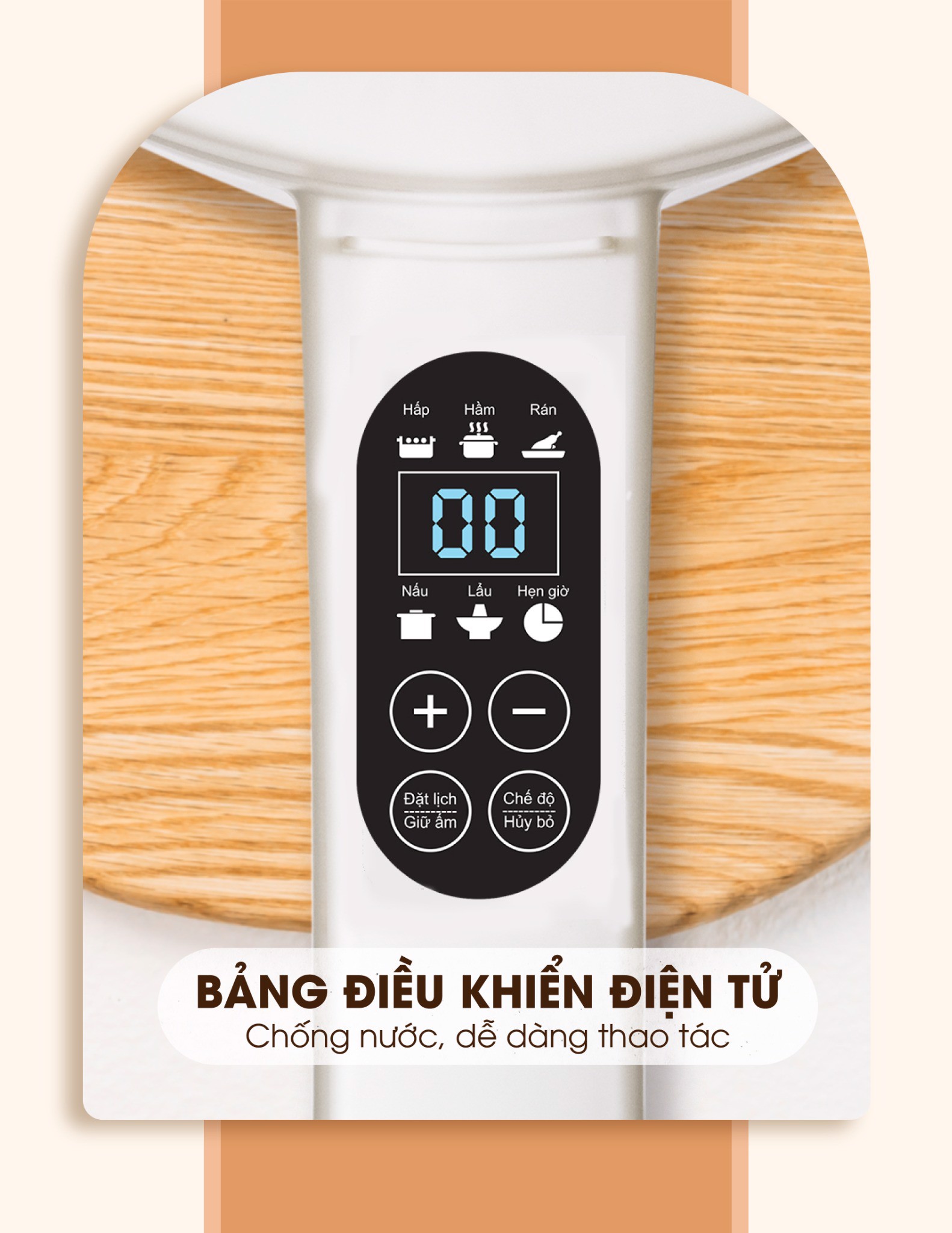 Nồi điện đa năng 2 tầng Masuto 6in1 MS-FA18 (phiên bản mới new 2023) MSFA18