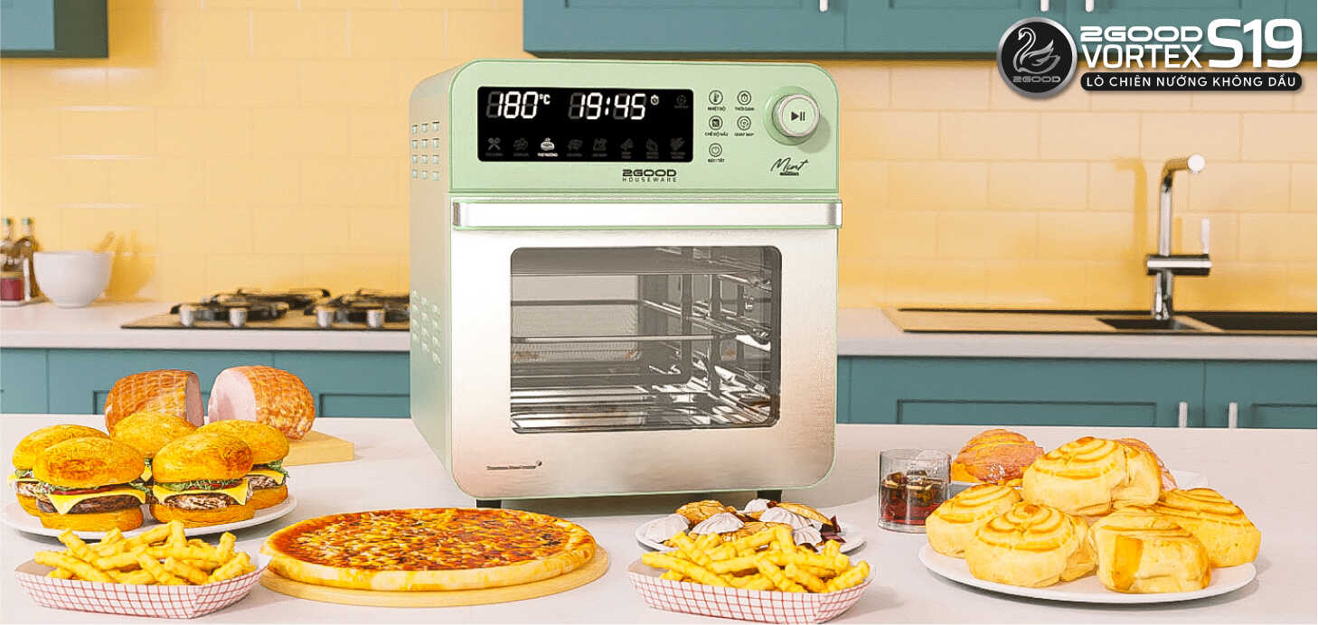 Nồi Chiên Không Dầu 2GOOD Vortex S-19 Air Fryer Oven