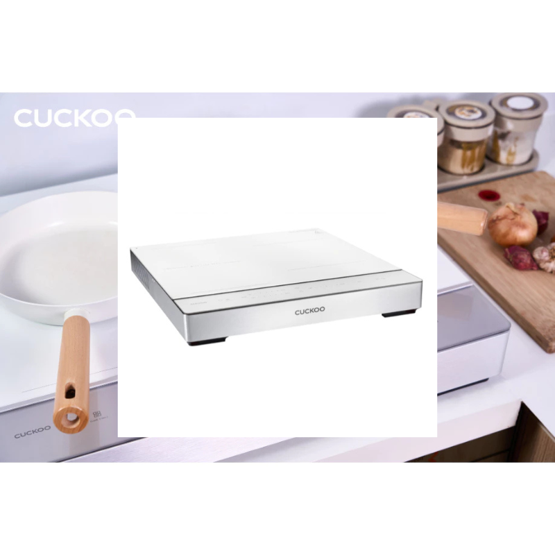 Bếp Từ Cuckoo 3 Vùng Nấu CIR-E301FW màu trắng
