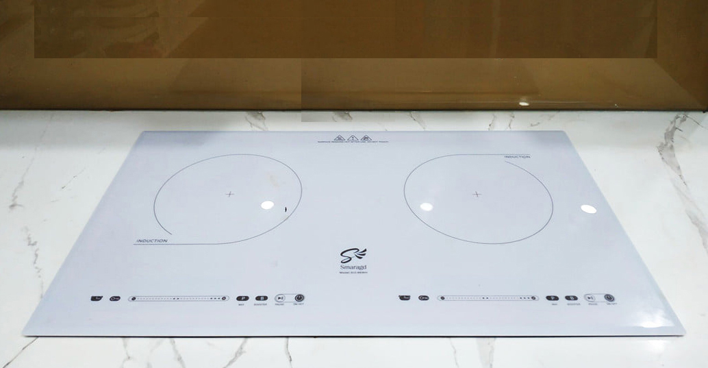 Bếp 2 từ Âm Smaragd SI2-66WH màu Trắng