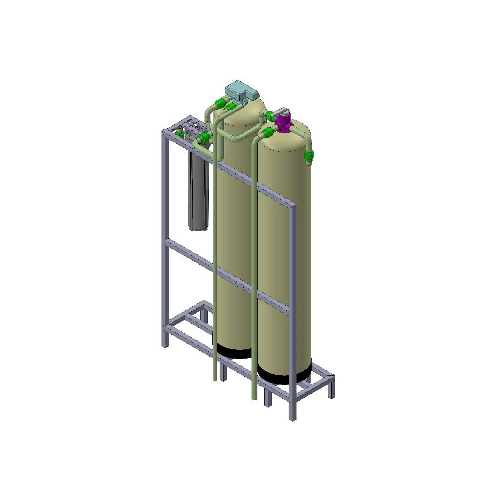Bộ lọc nước tổng gia đình Mutosi MT074-2 siêu lọc làm mềm nước, loại bỏ tạp chất, xử lý nước đá vôi