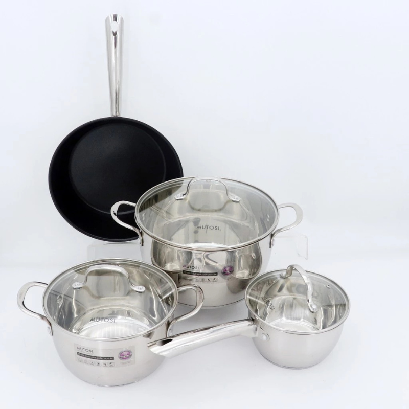 Bộ nồi chảo inox 5 lớp Mutosi MC-D54