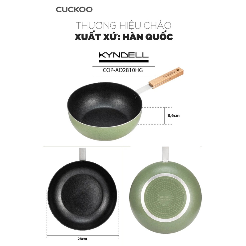 [Chính Hãng] Chảo chống dính Cuckoo COP-AD2810HG đường kính 28 CM
