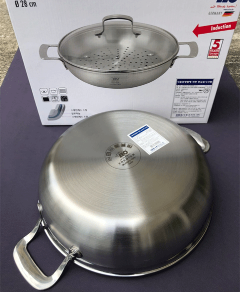 Chảo sâu lòng Elo Multiwok 28cm có vỉ hấp