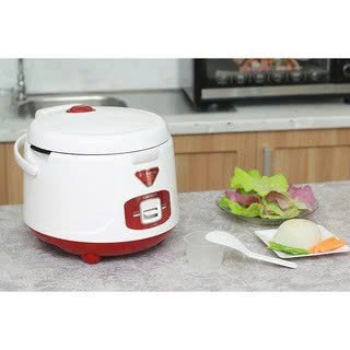 [Chính Hãng] Nồi cơm điện Cuckoo CR-1055/WHRDVNCV màu trắng đỏ dung tích 1.8L