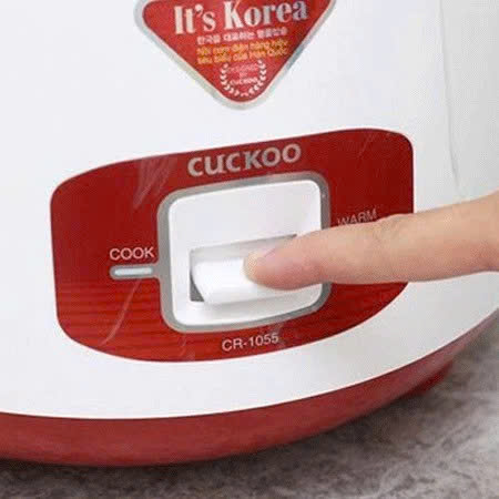 [Chính Hãng] Nồi cơm điện Cuckoo CR-1055/WHRDVNCV màu trắng đỏ dung tích 1.8L