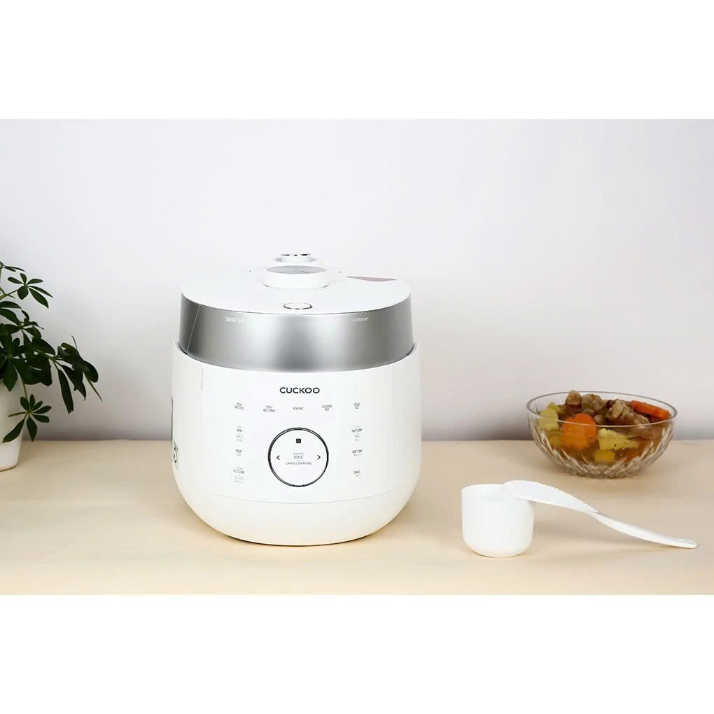 [Chính Hãng] Nồi cơm điện Cuckoo CRP-LHTR0609F/WHSIVNCV màu trắng dung tích 1.08L