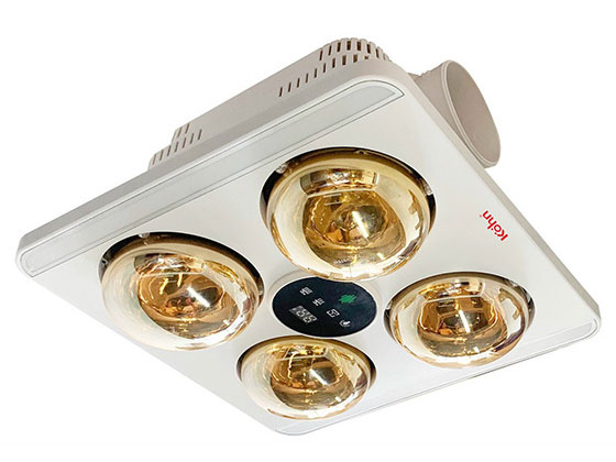 Đèn sưởi nhà tắm 4 bóng âm trần Kohn BU06G (Có điều khiển từ xa)