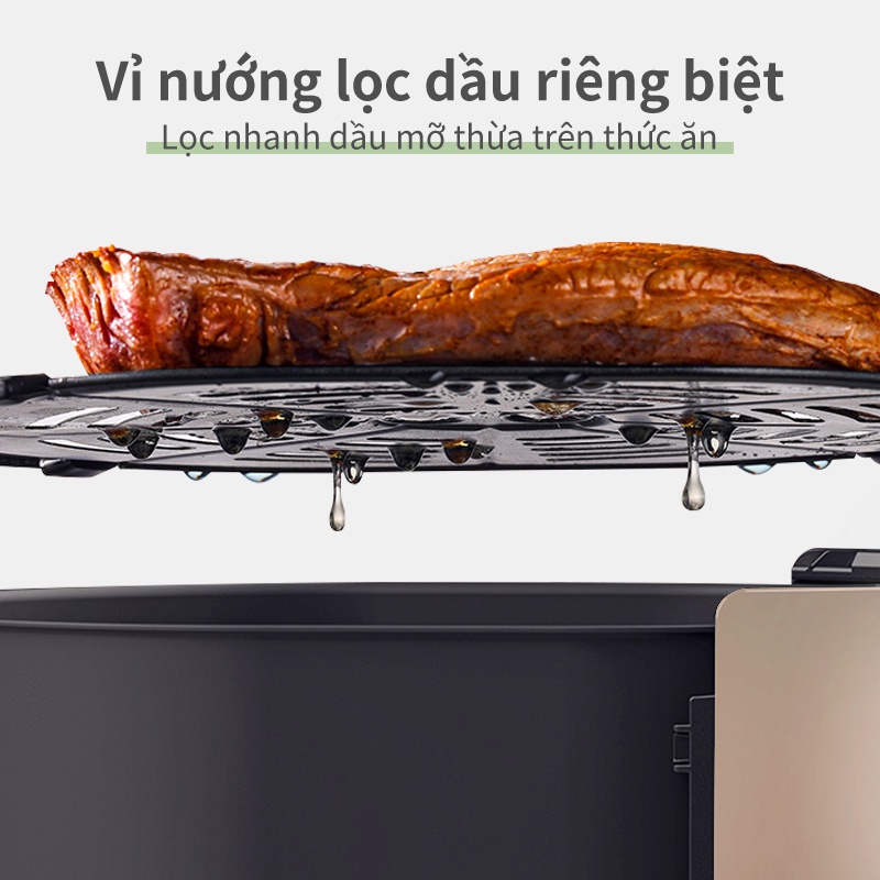 Nồi chiên không dầu Simplus KQZG007FZ Dung Tích lớn 4L