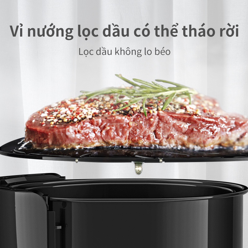 Nồi chiên không dầu Simplus dung tích lớn 5L KQZG008 - Bảo Hành 1 Năm 1 Đổi 1