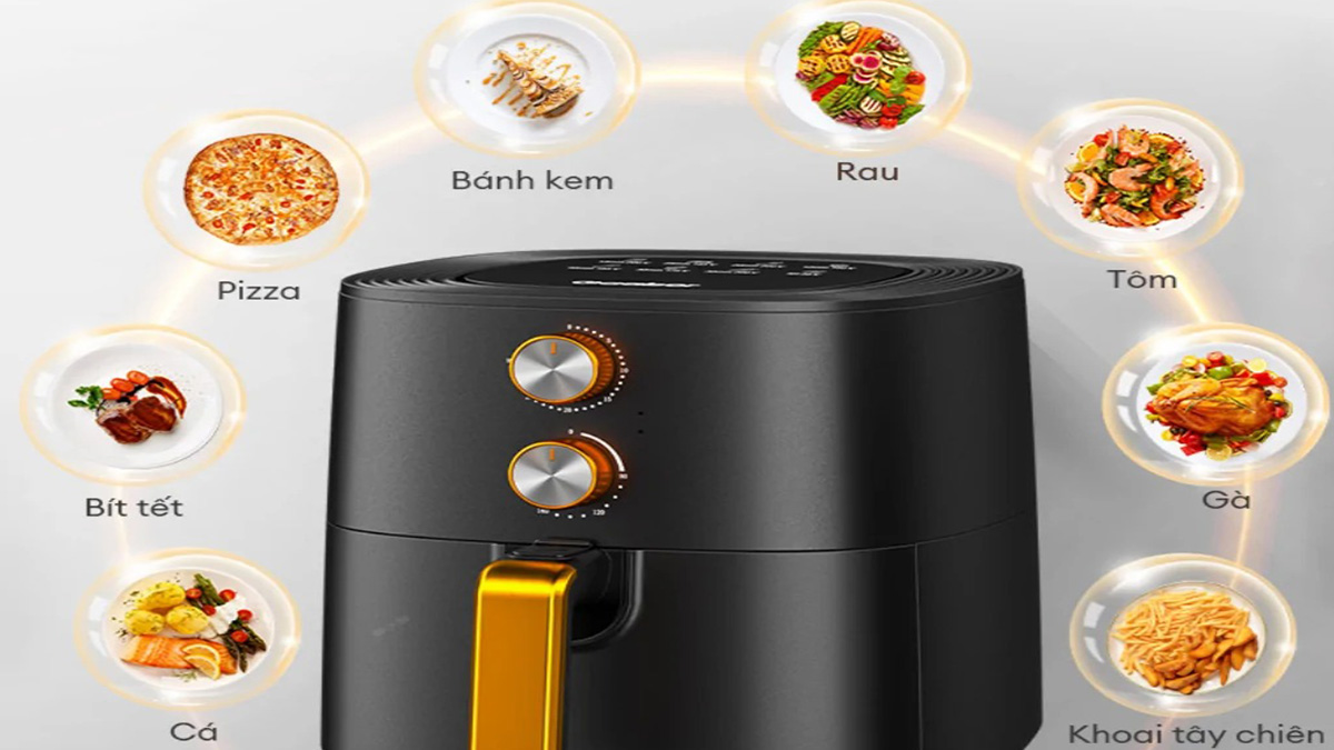 Nồi Chiên Không Dầu Gaabor 2L - Giải Pháp Nấu Ăn Lành Mạnh Cho Gia Đình Bạn