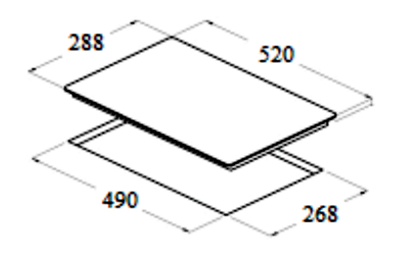 Bếp 2 từ âm Smaragd Domino SI2-66DOMI