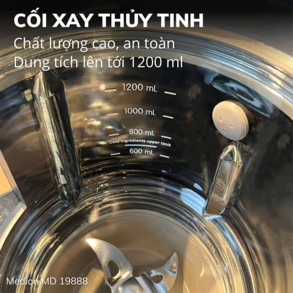 Máy Làm Sữa Hạt Tự Động Medion MD 19888