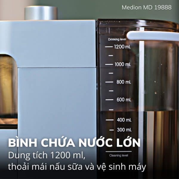 Máy Làm Sữa Hạt Tự Động Medion MD 19888