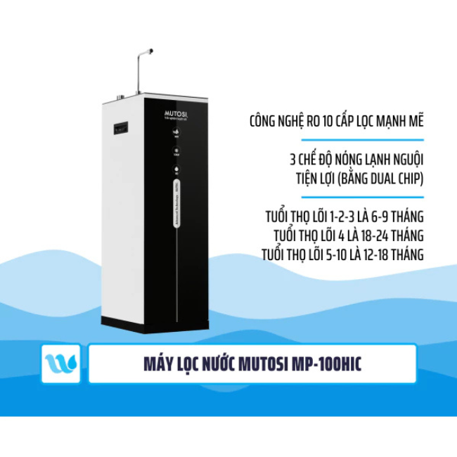 [Chính Hãng] Máy lọc nước Hydrogen Mutosi MP-100HIC