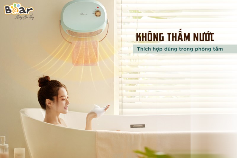 Máy sưởi gốm đa năng Bear DNQ-A19B1 BH 6 tháng, bản nội địa