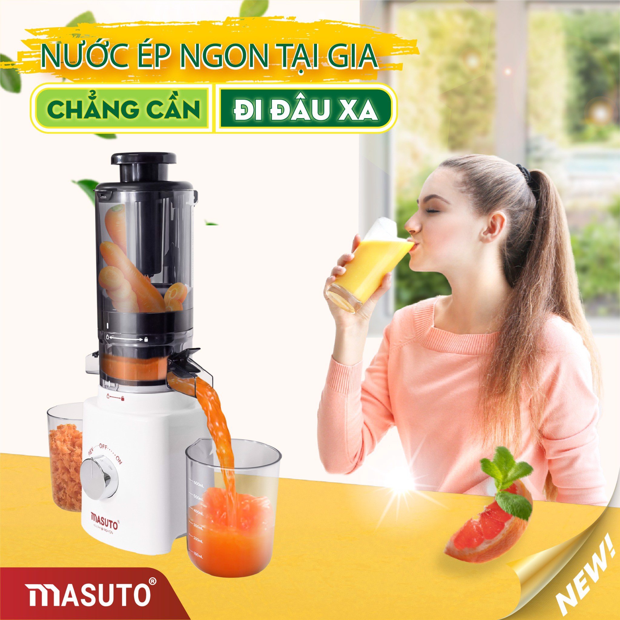 MÁY ÉP CHẬM MASUTO MS HEALTHY