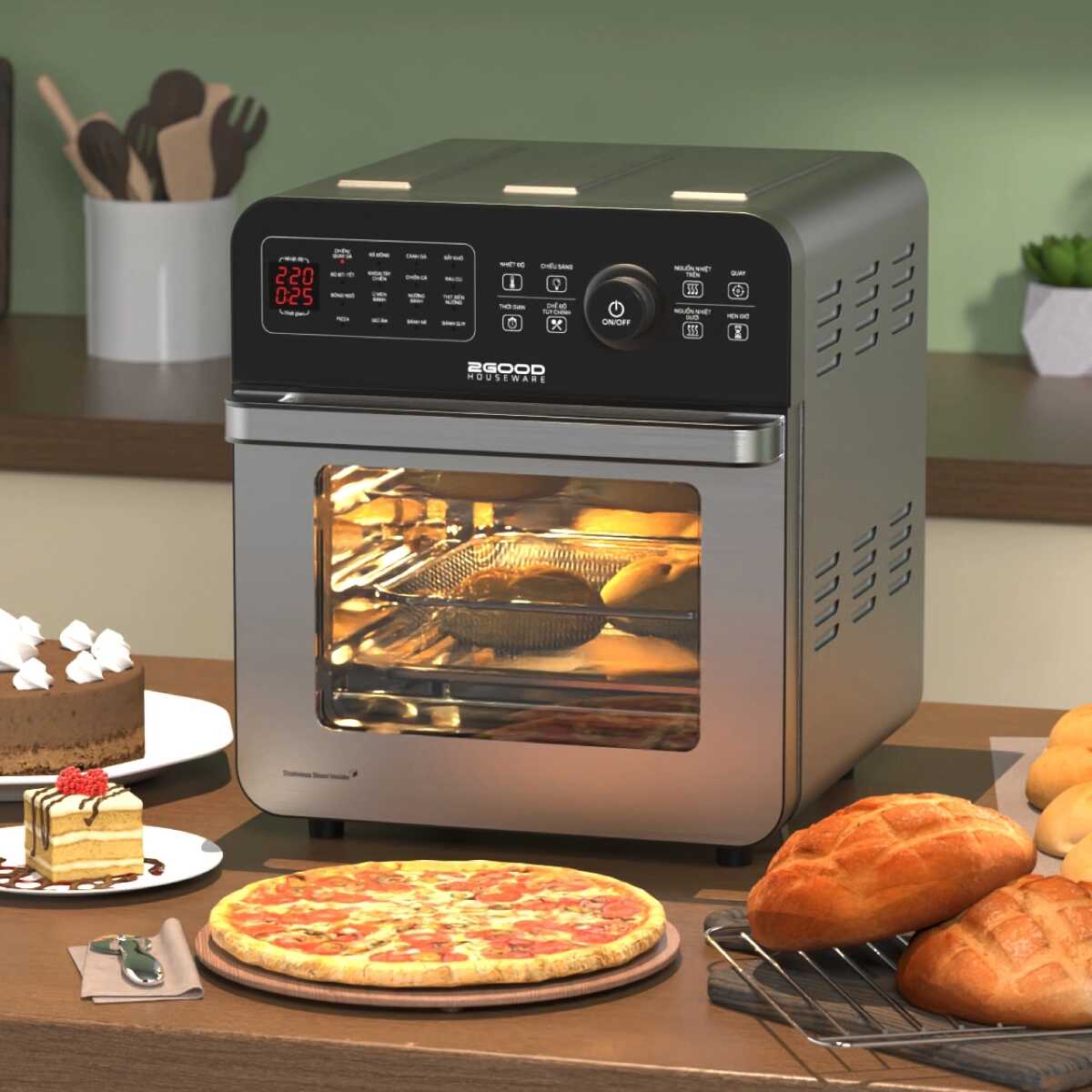 Nồi Chiên Không Dầu 2GOOD Vortex S-20 Air Fryer Oven