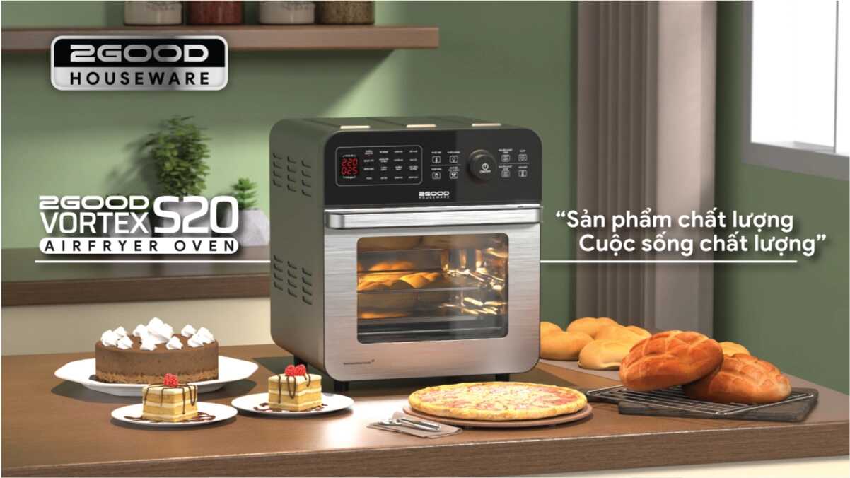 Nồi Chiên Không Dầu 2GOOD Vortex S-20 Air Fryer Oven