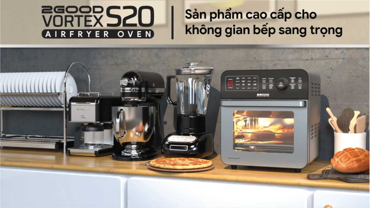 Nồi Chiên Không Dầu 2GOOD Vortex S-20 Air Fryer Oven
