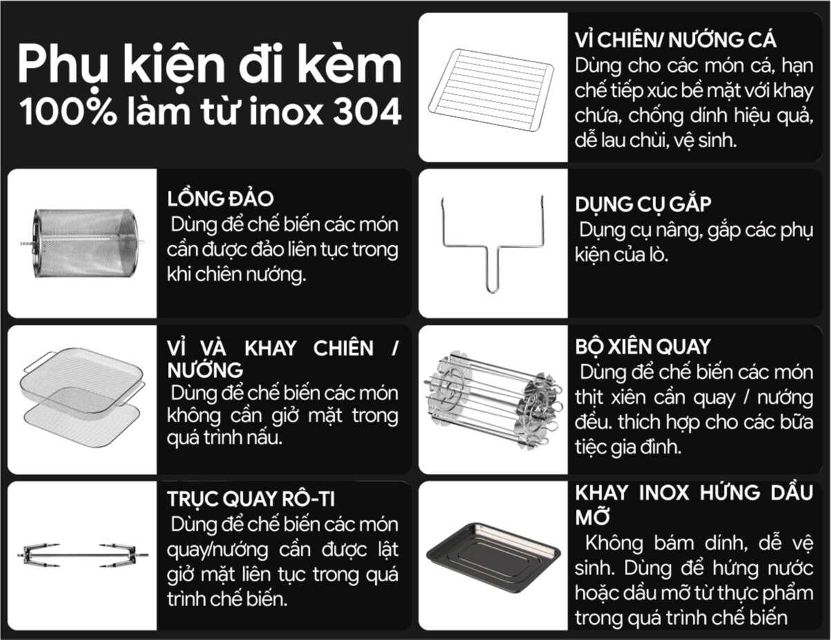 Nồi Chiên Không Dầu 2GOOD Vortex S-20 Air Fryer Oven