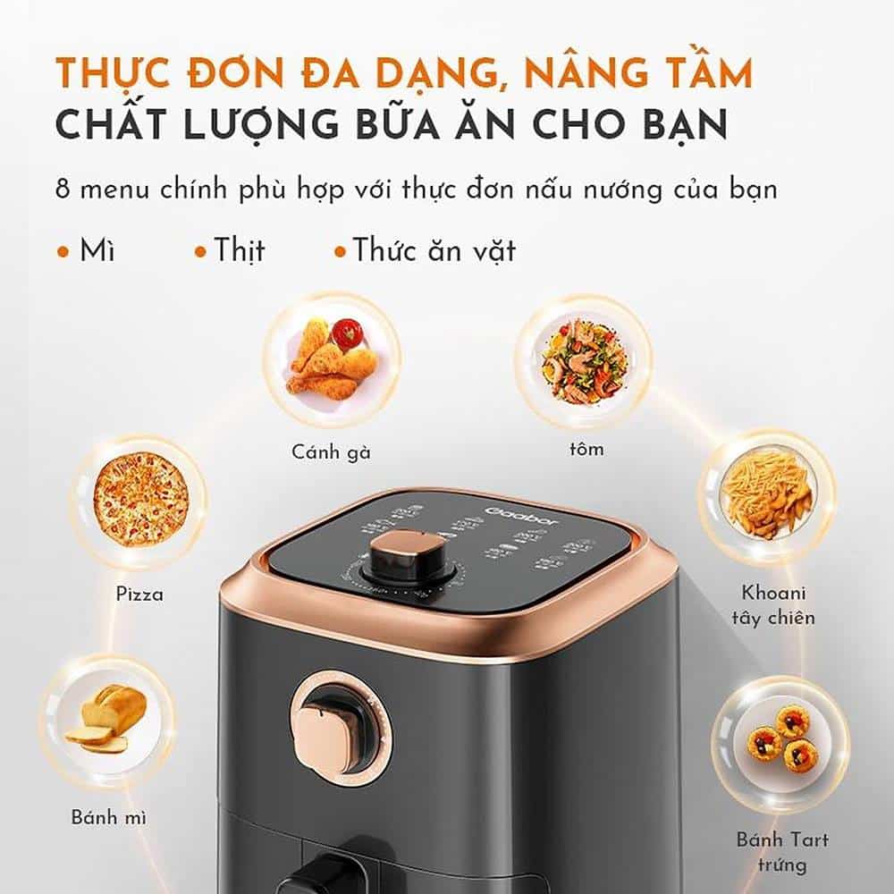 Nồi chiên không dầu Gaabor GA-E45A02 (4.5L)