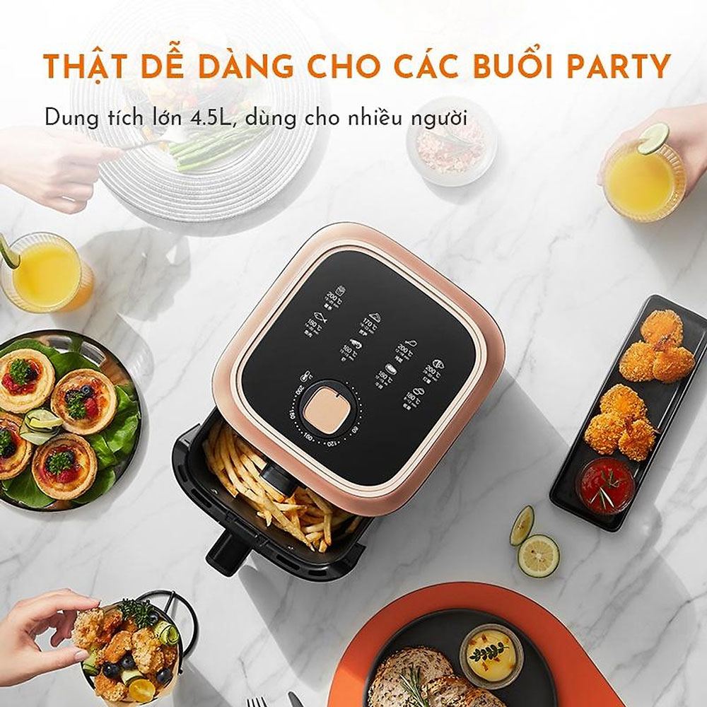 Nồi chiên không dầu Gaabor GA-E45A02 (4.5L)