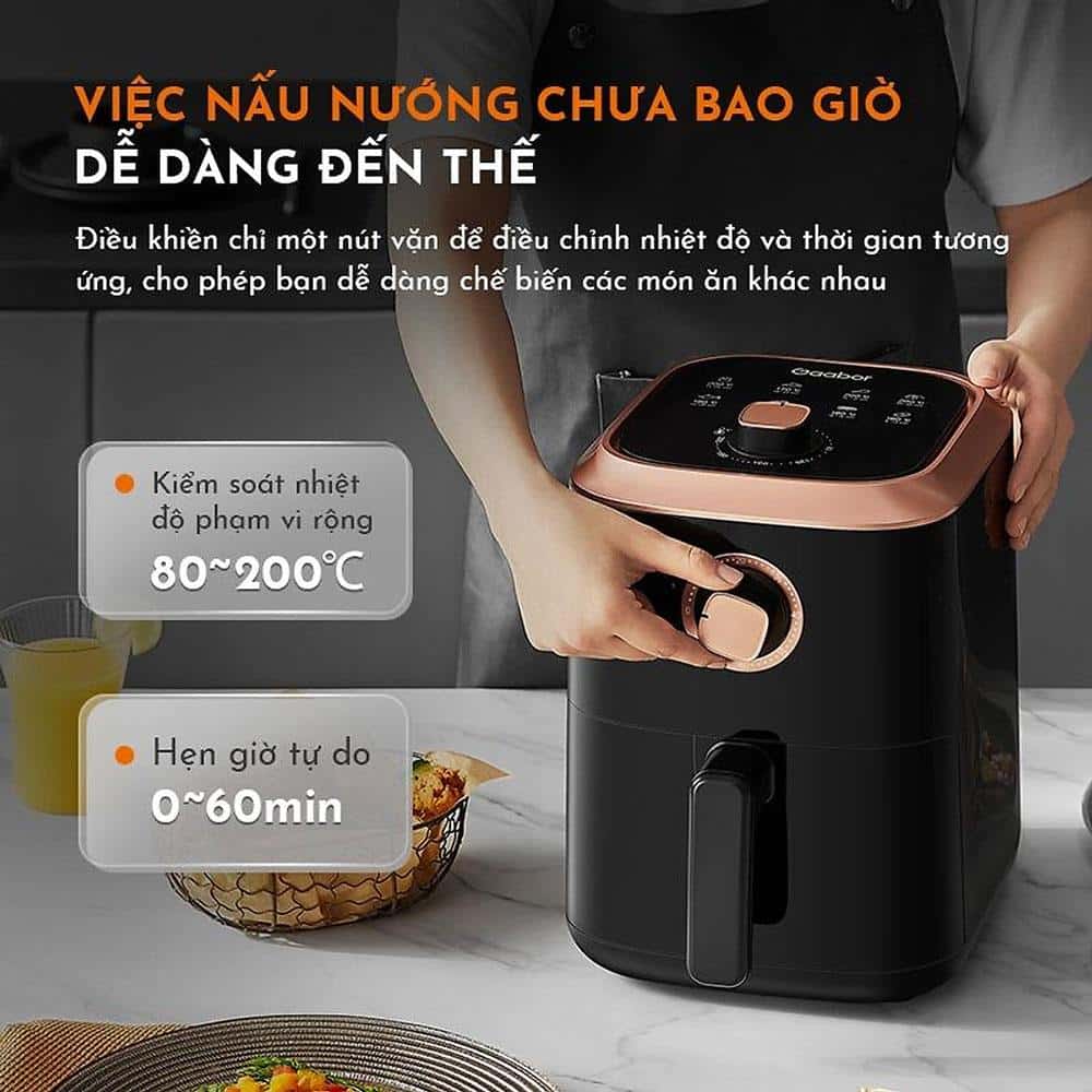 Nồi chiên không dầu Gaabor GA-E45A02 (4.5L)