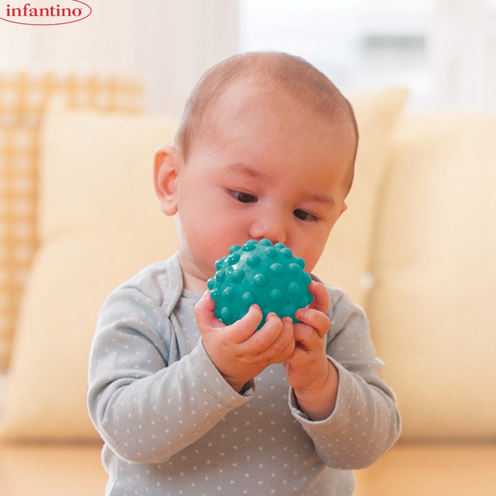 Set 10 Bóng Cảm Giác INFANTINO Textured Multi Ball Dành Cho Bé Giúp Phát Triển Kỹ Năng Và Trí Tuệ